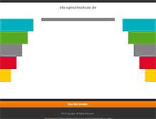 Tablet Screenshot of efa-sprachschule.de